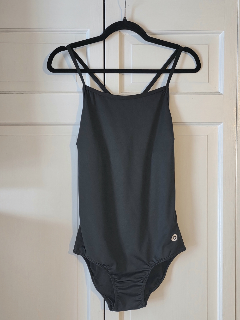 Baleaf Black One Piece Swimsuit Size 36 Open Back Athletic Swimwear